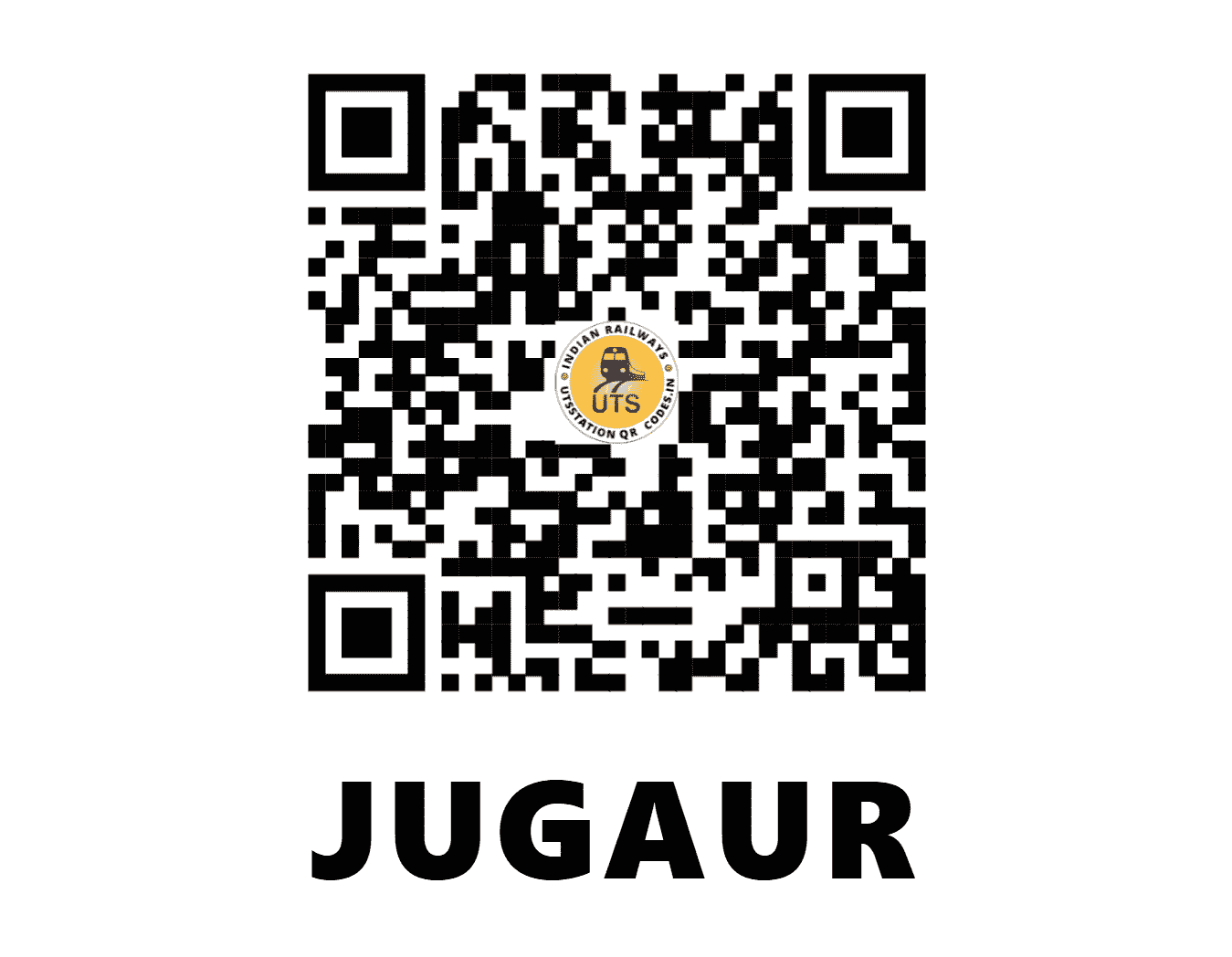 UTS QR Code for JUGAUR - JRR - NR (UTTAR PRADESH)